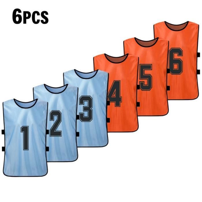 Gilet Gilet d entrainement de Football pour enfants ensemble de 12 pieces maillot de Football pour adultes sechage WHITE Adults Cdiscount Sport