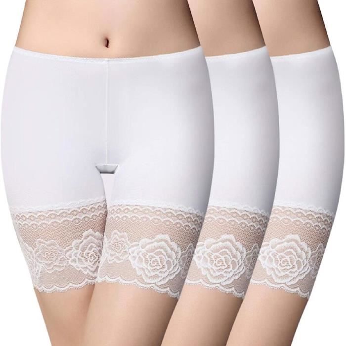 3pcs Short Anti Frottement Cuisse Femme Short Cycliste Femme Panty