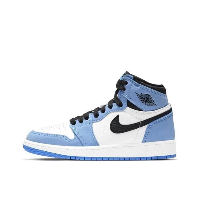 Retor Basket Air-JordanX 1 Retor Hogh OGUniversity BlueGS Femme 575441-134 ...