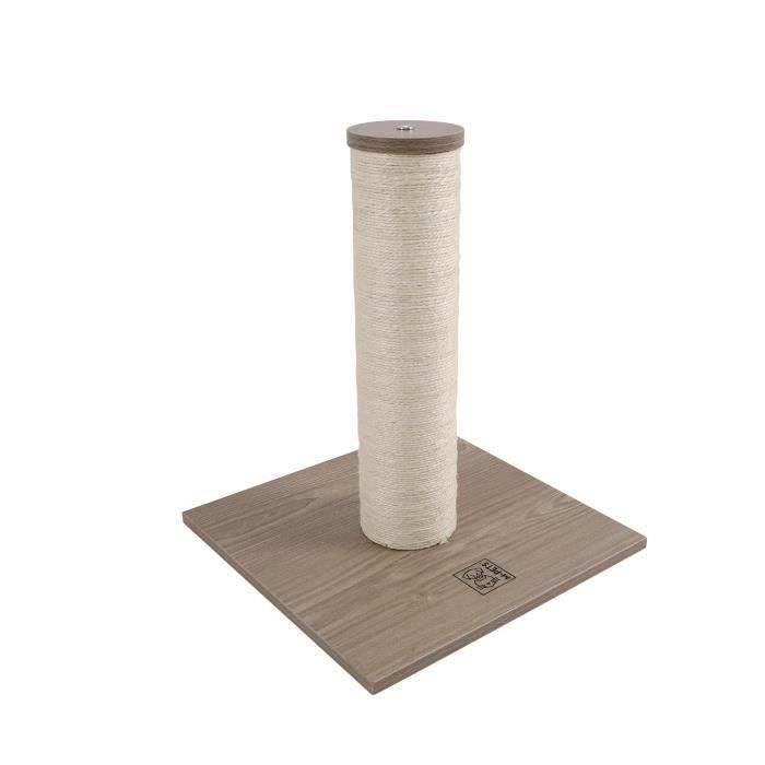 Meilleurs prix pour M PETS CatElite - SHARON II Griffoir à chat - 40 x 40 x 48 cm - Plateforme en bois MDF avec poteau en sisal