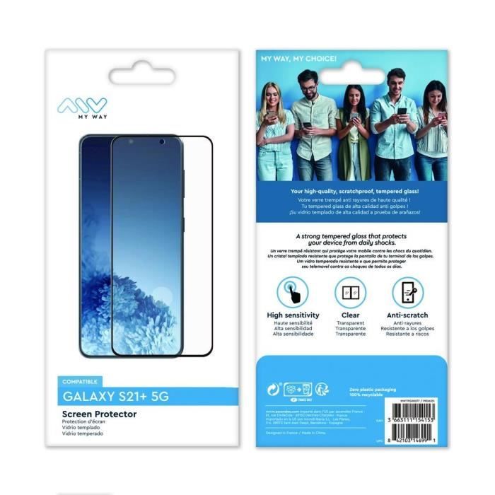 MYWAY Verre trempé pour Samsung Galaxy S21+