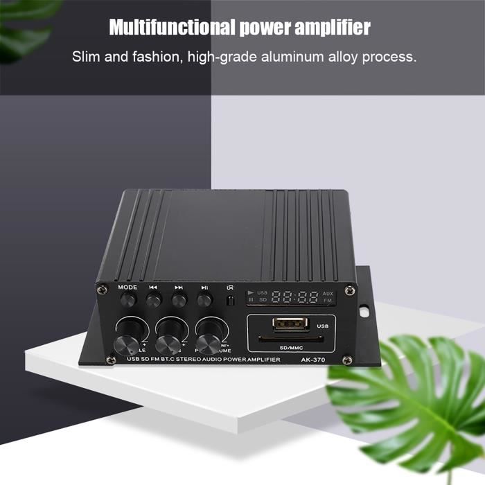 Amplificateur Audio Bluetooth 5.0 100W - Carte Ampli Stéréo - Alimentation 5-24V - Pour Haut-parleurs 4-8 Ohms