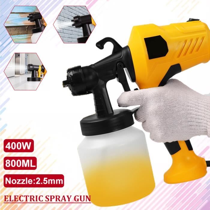 Pistolet à Peinture Electrique 400W 800 ml 2,5 mm -