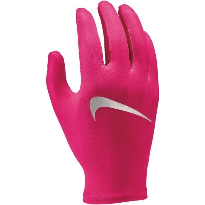 Gants de running Nike Miler - rose argenté - taille L/XL
