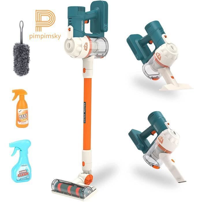 3pcs Balai Jouet Aspirateur pour enfant Jouets propres Aide