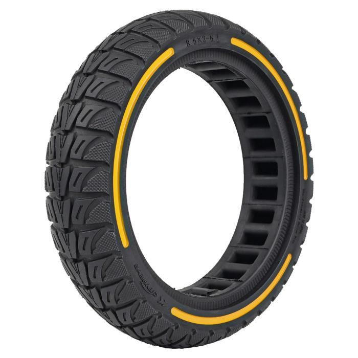 Pneu Arrière Rouge Pour Trottinette électrique Mi Pro/Pro2/M3 - Alliage Aluminium Et Caoutchouc Anti-dérapant - Remplacement Roue