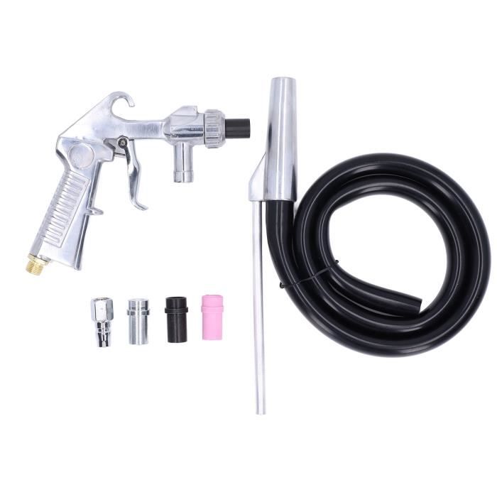 Kit De Pistolet De Sablage Pour Compresseur D'Air, Dérouillant Pneumatique Pour Sableuse À Air