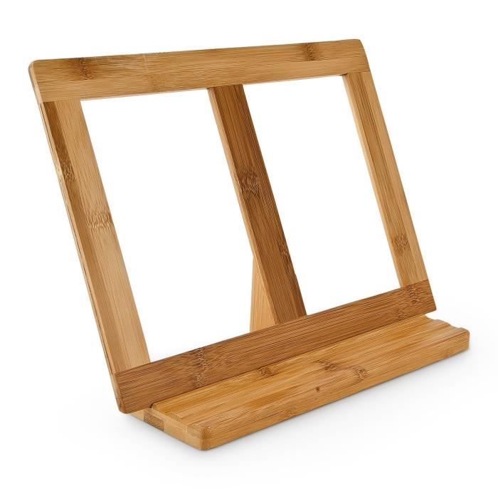 Relaxdays Lutrin De Cuisine Support Pour Livre Porte Livre De