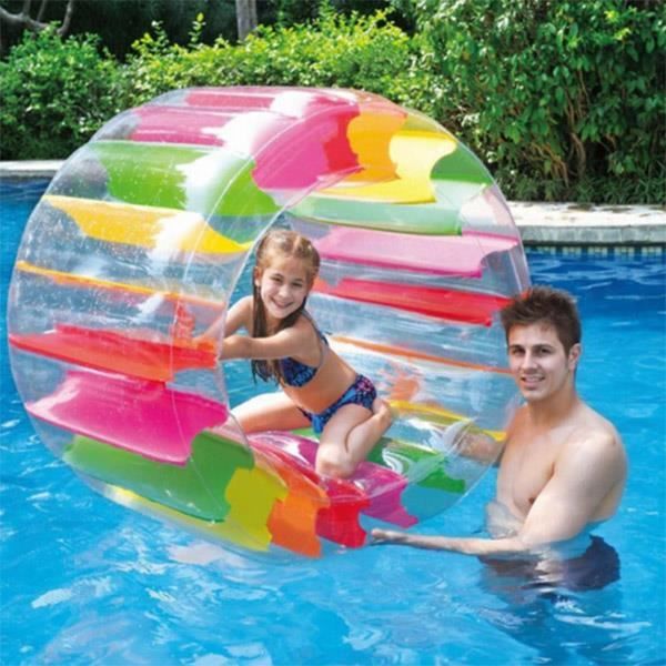 Le Jeu De Piscine Exterieure D Interieur D Enfants De Roue De Partie De Geant De Grande Roue Gonflable Jumbo Joue Cdiscount Jeux Jouets