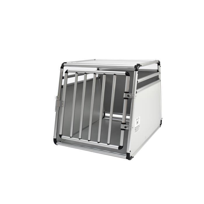 Cage de transport - MARQUE - XL - Aluminium - 90x65x68 cm - Montage facile