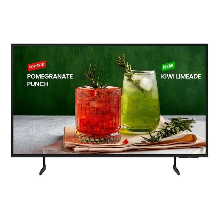 Samsung BE75D H Classe de diagonale 75 BED H Series TV LCD rétro éclairée par LED Crystal UHD signalisation numérique Smart TV Tizen OS 4K UHD 3840 x 2160 HDR Edge LED... - vue 3
