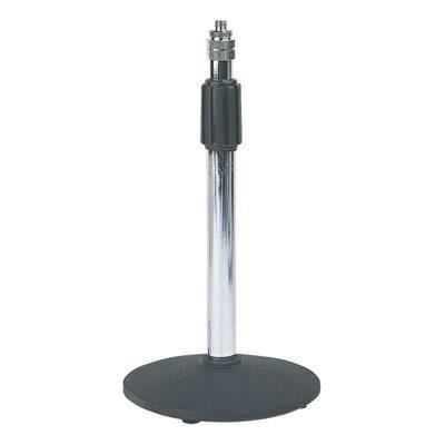 Pied De Table Pour Microphone Avec Support - Base 105 Mm, Hauteur 150 Mm - Finition Noire - Pour Home Studio, Podcast