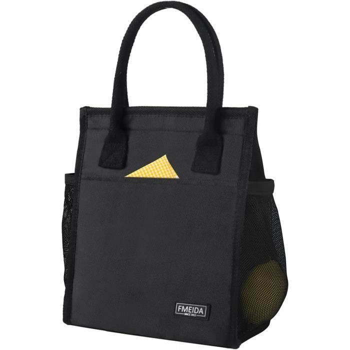 Sac Isotherme Repas Femme 12L En Velours Côtelé - Imperméable, Pour Travail, école, Pique-nique