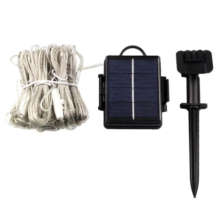 Solar Patio Umbrella String Lights Outdoor Parasol Light Strip