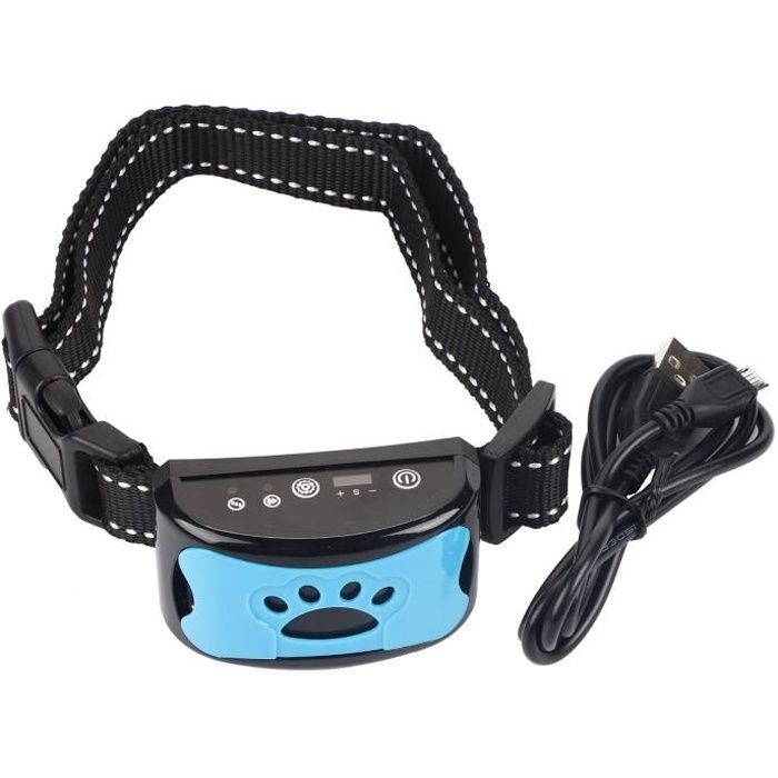 Comparer les prix de TMISHION collier de dressage de chien Dispositif de contrôle des aboiements Collier anti-aboiement étanche rechargeable Détection