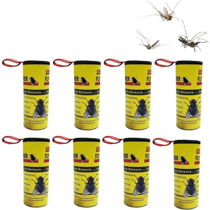 30PCS Bandes De Papier Tue-Mouches,Rubans Collants Pour