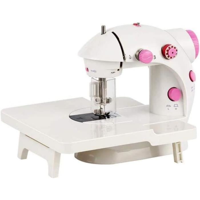Mini Machine À Coudre Avec Table D'Extension Pour Débutant, Lectrique