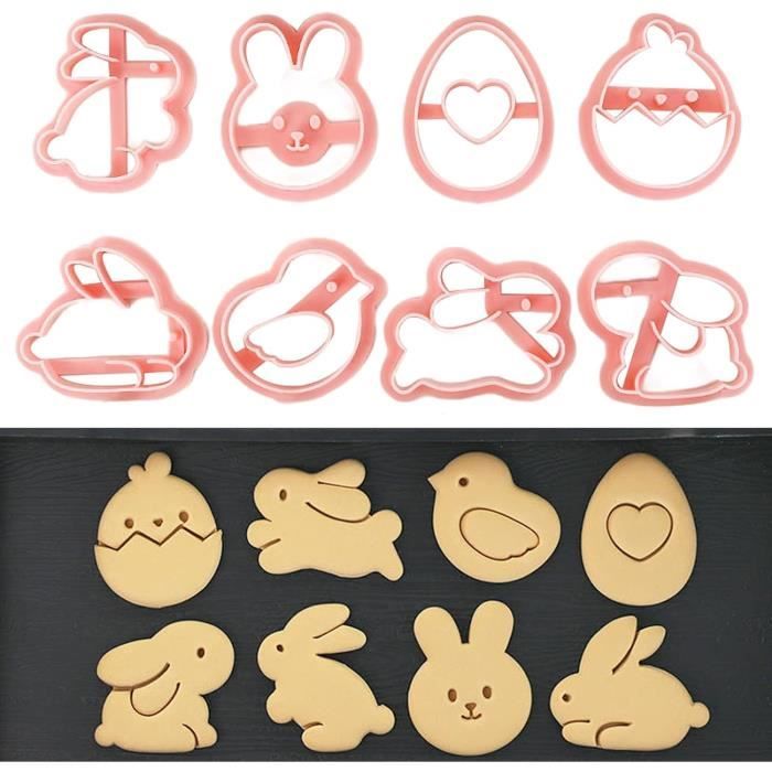 Set De 8 Emporte-pièces Thanksgiving Automne - Feuille, Citrouille, Dinde - Plastique Alimentaire - 3