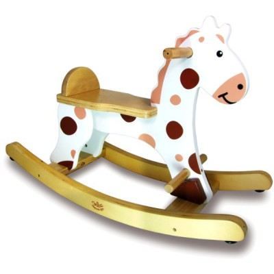 Cheval a bascule Roudoudou avec arceau amovible Cdiscount Jeux Jouets