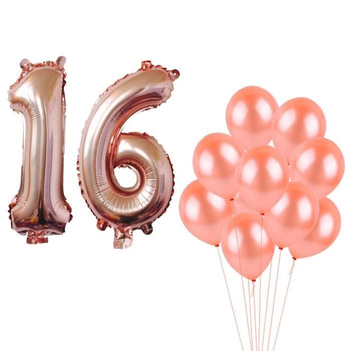 Ballons De Fete D Anniversaire De 16 Ans Ballons De Numero 80cm Et Ballons De Latex De 32cm 10 Pieces Achat Vente Ballon Decoratif Cdiscount Ballons De Fete D Anniversaire De 16 Ans Ballons De Numero 80cm Et Ballons De Latex De 32cm 10 Pieces Achat Vente Ballon Decoratif Cdiscount