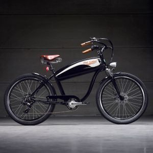 Velo Electrique Vintage Noir Old School Prix Pas Cher Cdiscount