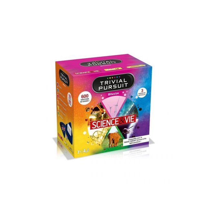 Trivial Pursuit Science et Vie 600 questions 3 niveaux Famille Jeu societe quiz format voyage Trivial Pursuit Science et Vie 600 questions 3 niveaux Famille Jeu societe quiz format voyage