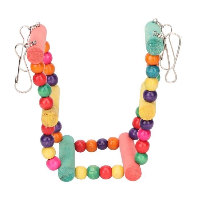 Jouets à Mâcher Pour Oiseaux - Lot De 3 Avec Cloche, Pierre Minérale, Pour Perroquets - 10
