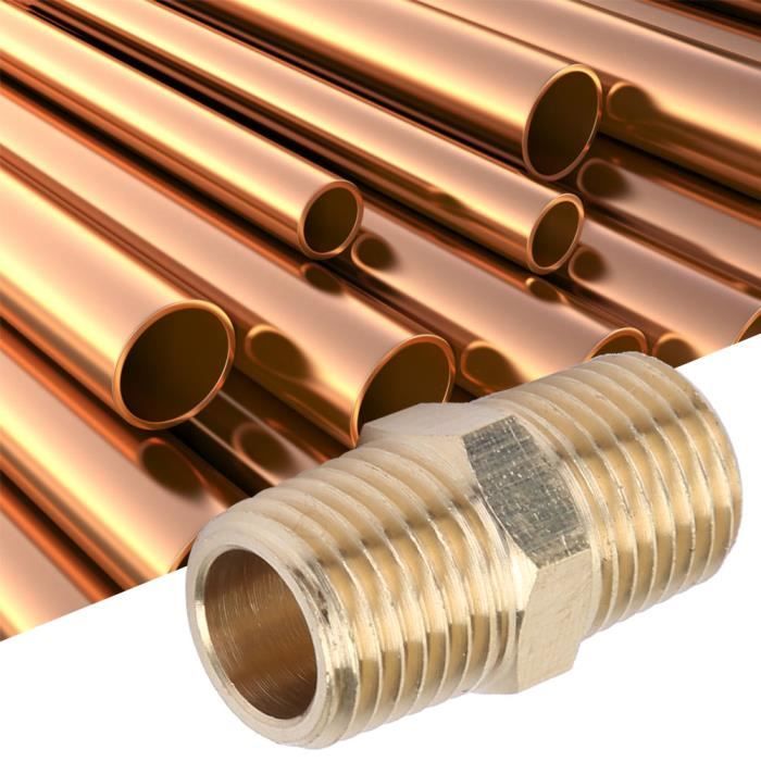 Adaptateur De Raccord De Tuyau En Laiton 1/4 BSPT Mâle Vers 1