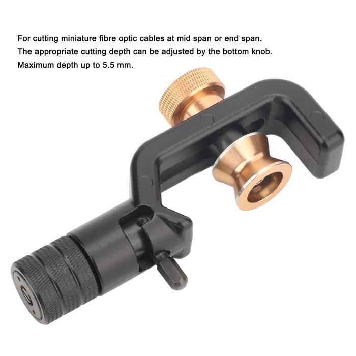 Dénudeur Pour Fibre Optique - Outil Manuel De Précision Pour Tube Lâche - Pour Diamètres 1.5mm à 3.3mm - Poignée Antidérapante