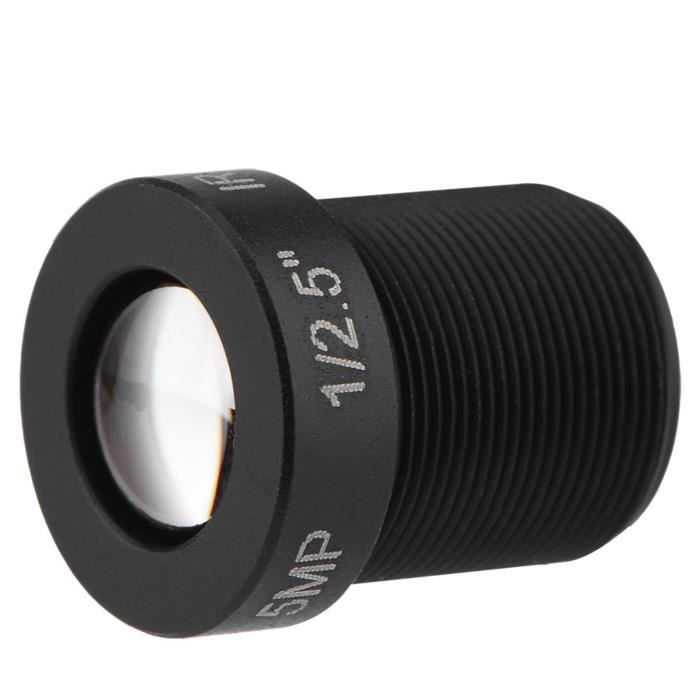 Objectif CCTV OSY 1.7mm F1.7 5.0MP - Grand Angle, Monture M12, Iris IR, Neuf