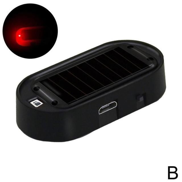 Fausse Alarme LED Clignotante Rouge – Pour Dissuader Les Voleurs Sur Voiture Ou Moto !