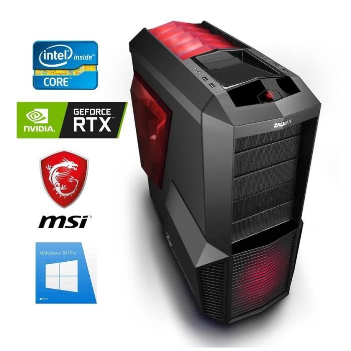 PC Gamer I5-9600KF + Watercooling - GeForce RTX 2060 6GO - 16GO RAM - SSD  240GO + DD 2000GO - WIFI - Zalman Z11 Plus - Windows 10 - Cdiscount  Informatique