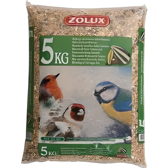 Mélange de graines pour oiseaux sauvages - ZOLUX - Sac 5 kg - Nourriture équilibrée - Apport énergétique