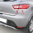 Protection Exterieure - Baguettes sous phare Arrière pour Renault Clio IV 2012-2019 4pcs en acier inoxydable Chromé-1