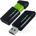 INTEGRAL Clés USB Integral INFD128GBPULGR - USB 2.0 - 128 Go - Noir et vert-1