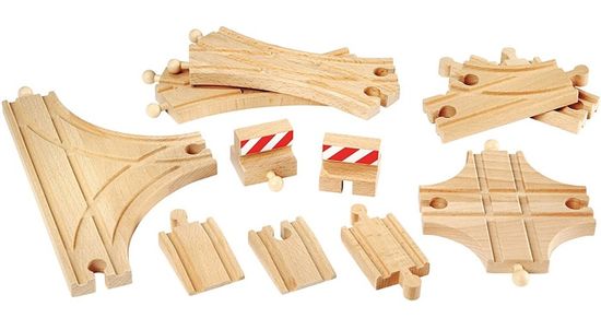 Circuit Bois Enfants Coffret Rails BRIO Evolution Deluxe - 70 Pièces - Circuit Train Bois Circuit Bois Enfants Coffret Rails BRIO Evolution Deluxe - 70 Pièces - Circuit Train Bois