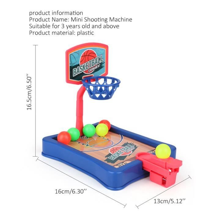 Jeu de jouets de tir de basket-ball mini machine de tir de bureau pour  enfants jouet de basket-ball de catapulte de doigt - Cdiscount Sport