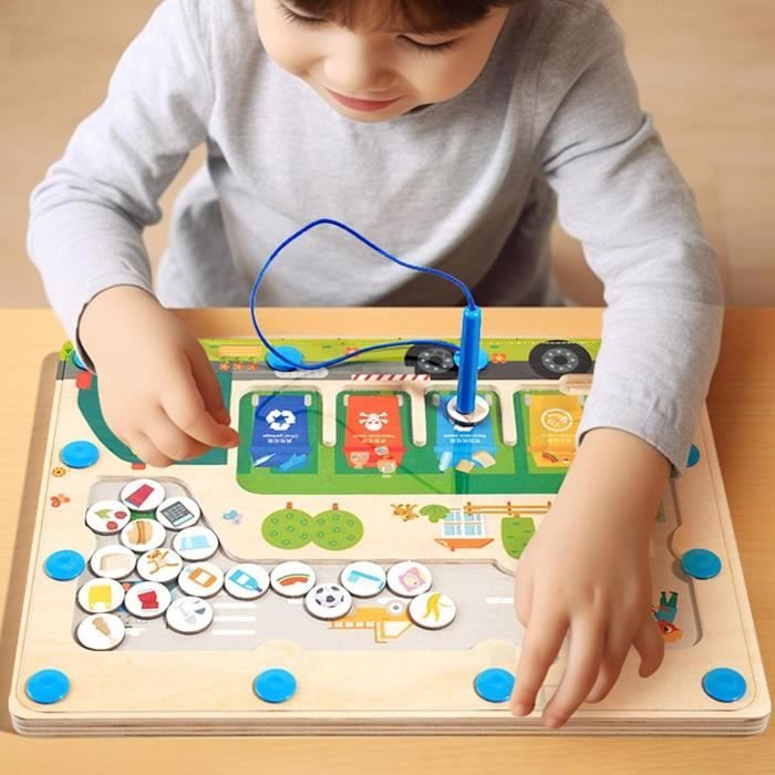 Labyrinthe magnétique éducatif - ZVVN - Jeu Montessori - Alphabet - 29 Labyrinthe magnétique éducatif - ZVVN - Jeu Montessori - Alphabet - 29