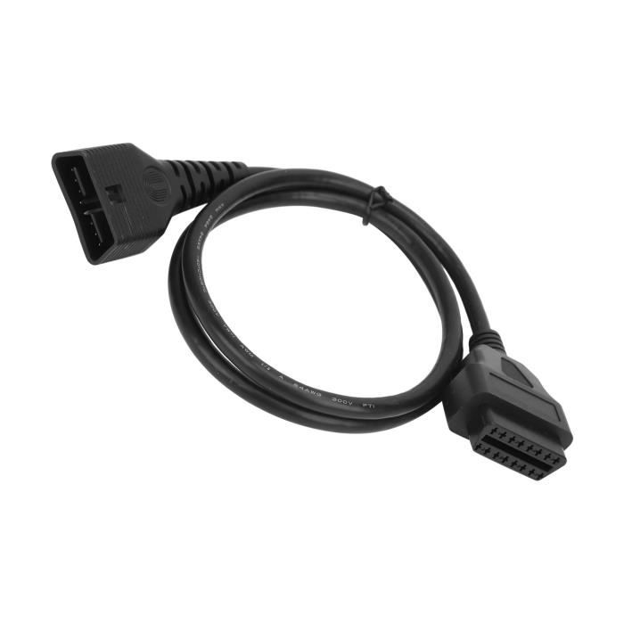 DEX Cordon de diagnostic Câble OBD2 3.3ft 16Pin Connecteur de Scanner ...