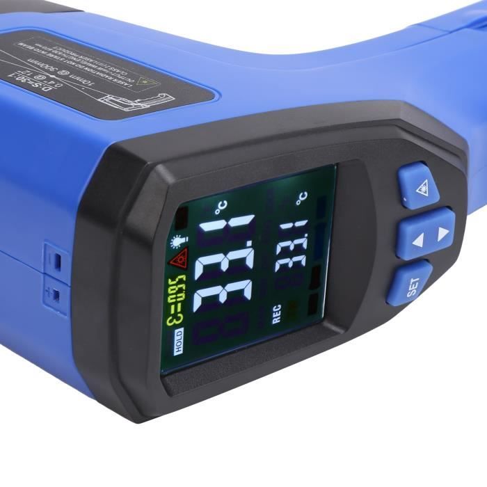 EJ.life thermomètre laser Thermomètre infrarouge Laser sans contact  professionnel IR-833 - Cdiscount Jardin