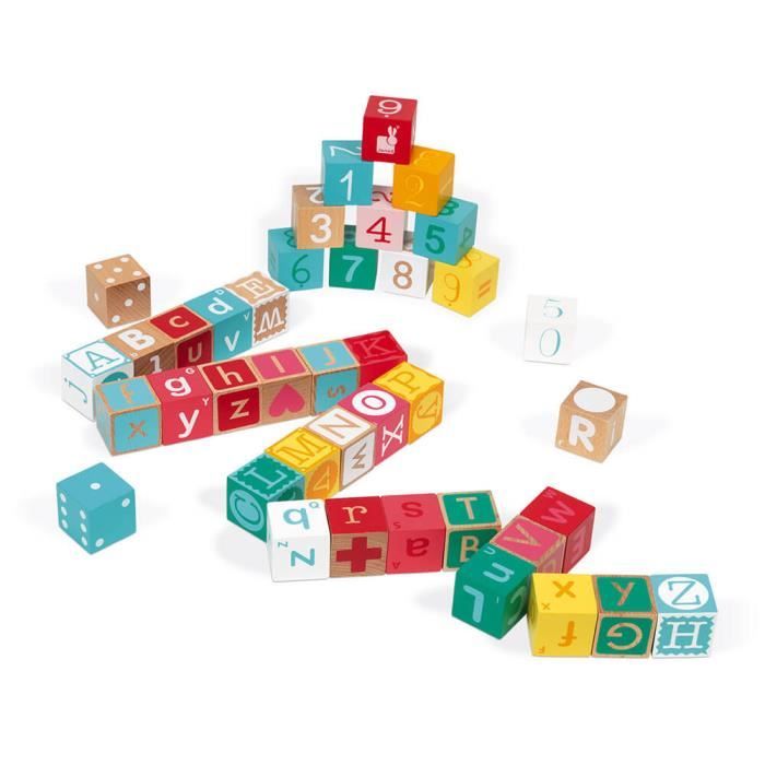 Puzzle Enfant JANOD - 28 Pièces Carton et 26 Lettres En Bois - Alphabet -  Dès 2 Ans - Cdiscount Jeux - Jouets