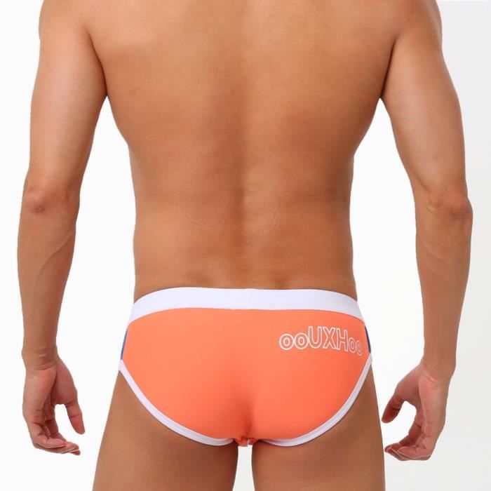 Slip De Bain Homme FEOYA 🏖️ | Séchage Rapide | Rembourrage Amovible | Taille Élastique | Design Géométrique | 80% Polyester