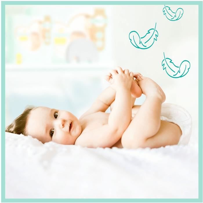 PAMPERS Premium Protection Taille 4-23 Couches : : Bébé