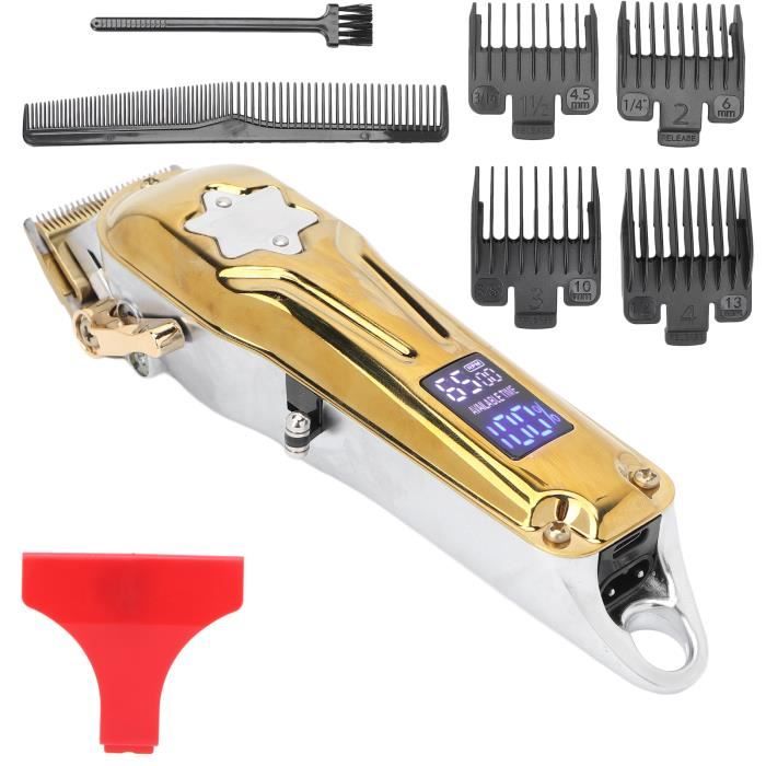 Tondeuse Cheveux Professionnelle Sans Fil USB - Kit De Toilettage Complet, Neuf