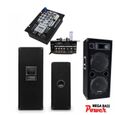 Pack Sono Ibiza Sound 7000W Total 2 Enceintes 2000W - Ampli ventilé 3000W - Table de Mixage - Câbles - Mariage - Soirée - DJ-2