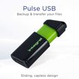 INTEGRAL Clés USB Integral INFD128GBPULGR - USB 2.0 - 128 Go - Noir et vert-2