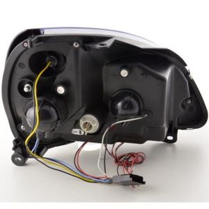 Paire De Feux Avant Angel Eyes (halos) Chromés Pour Renault Clio 3 (98-3 / 96-3)