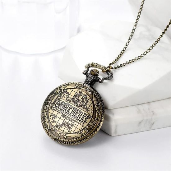 MONTRE A GOUSSET,05--Montre à Quartz, Vintage Chiffres Bronze Romain