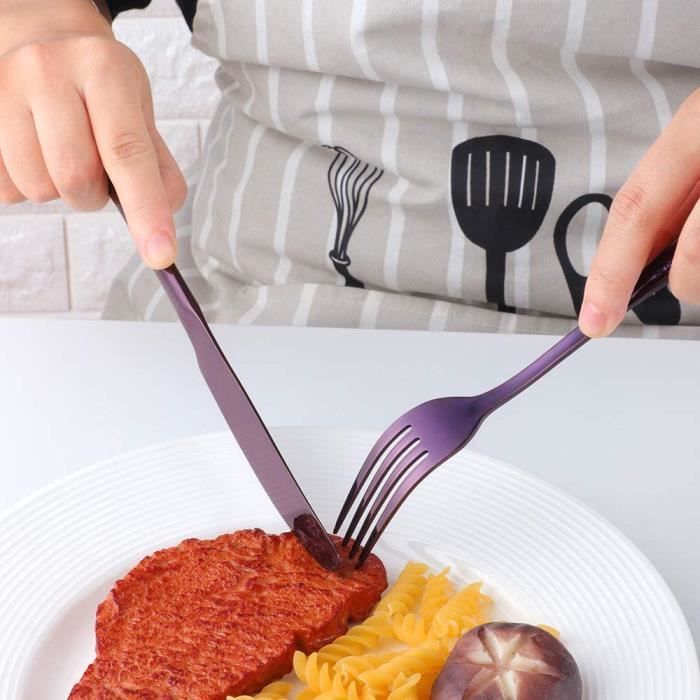 Fourchette à dessert - Couverts en acier inoxydable 304, couteau à beurre,  cuillères à fourchette à Dessert, - Cdiscount Maison