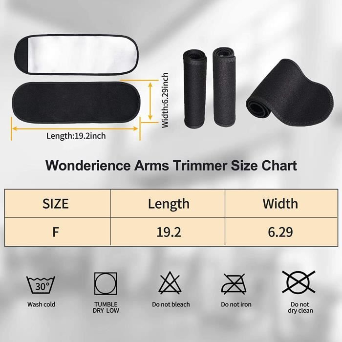 Bandes De Bras Amincissantes Brassards De Sudation Anti-Transpiration Pour Sport Et Sauna